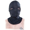 Pipedream Fetish Fantasy Hood with Zippers Black