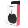 Darkness Anal Plug with Tail Black 7 CM