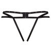 Livco Corsetti Nomade Thong Crotchless Black