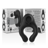 Black&Silver Vibrating Ring 3 Motors Rechargeable