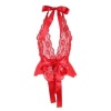 Subblime Sexy Body with Ruffles & Belt Red L/XL