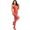 Leg Avenue Bodystocking Halter Red Hearts