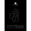 Afbeelding van Le Désir - Bodystocking met Kruisbanden en Jarretels Queen size - Zwart