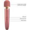 Pretty Love Massager 7 Vibration Modes Pink 29cm