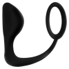 Anal Plug With Black Penis Ring