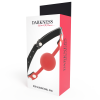 Darkness Red Silicone Ball Gag
