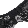 Sublime 3-Piece Lingerie Set Floral Black S/M