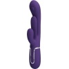 Pretty Love Shania Triple Rabbit Vibrator Purple