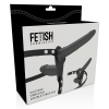Fetish Submissive Double Penetration Black Vibrator