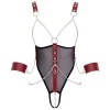 Afbeelding van Cottelli Collection - Open Cup Bondage Body - Zwart