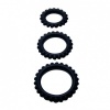 Baile Titan Cockring Set 3-Pack Black