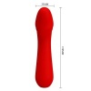 Pretty Love Cetus Rechargeable Vibrator Red