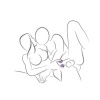 Rocks-Off Echo Black Vibrator Masturbator