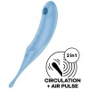 Satisfyer Twirling Pro Air Pulse Stimulator Blue
