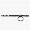 Kink Silicone Penis Ring 3.8 CM and Leather Ball Divider 22 X 1.5 CM