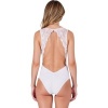 PASSION Lace Bodysuit White S