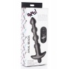 Afbeelding van BANG! - 28X Vibrerende Silicone Anaalkralen met Afstandsbediening - Zwart