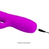 Pretty Love Melanie Purple Rechargeable Rabbit Vibrator