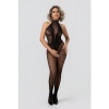 Afbeelding van Christine - Visnet Kanten Catsuit Met Open Kruisje