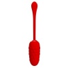 Pretty Love — Vibrating Egg With Red Rechargeable Marine Texture