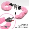 Afbeelding van XR Brands - Cuffed in Fur Handboeien - Roze