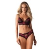 Afbeelding van Tulia 2-Delige BH Set - Zwart/Roze