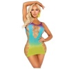 Leg Avenue Seamless Ombre Mini Dress Ocean