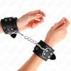 Kink Double Buckle Wrist Restraints Black 19-26CM