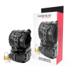 Darkness Black Leather Wrist Restraints Padlock