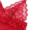 Subblime Satin Babydoll with Lace Red S/M