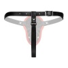 Afbeelding van Easytoys Fetish - Dubbel Dildo Strap-On Set - Zwart