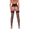 Livco Corsetti Garter Belt + Stockings Black