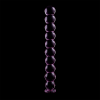 Nebula Series Model 22 Pink Glass Dildo 21.5cm