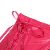 Subblime Leather Bra & Skirt Set Red S/M