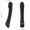 Armony Dildo Vibrator Black Silicone