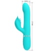 Pretty Love Rabbit Vibrator Pearls Aqua Green