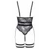 Afbeelding van Cottelli LINGERIE – Crotchless String Body – Zwart