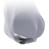 Black&Silver Preston Silicone Panty Vibrator, Black