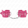 Kink 3 D-Ring Wrist Restraints, Pink