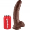 King Cock 9 Dildo Brown Balls 22.9 CM