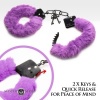 Afbeelding van XR Brands - Cuffed In Fur Handboeien - Paars