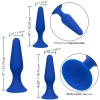 CalExotics Admiral Kit 3 Anal Plug Blue