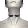 Coquette Chic Desire Double Ring Vegan Choker