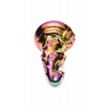 Afbeelding van Creature Cocks - Betoverende Regenboog Glazen Dildo - Geel & Roze