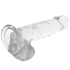 X Ray Clear Dildo With Balls 20 CM
