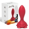 Armony Pink Vibrator Anal Plug Small Remote Red