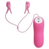 Romantic Wave clamps With Vibration And Fuchsia Electroshock