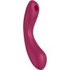 Satisfyer Curvy Trinity 1 Air Pulse Vibrator Red