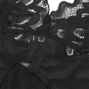 Subblime Babydoll Floral Print Chest Black S/M