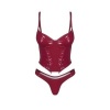 Afbeelding van Obsessive - Redya Corset en String - Rood